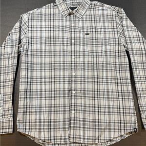 Hurley Plaid Men’s Dress Shirt w/ front pocket - Lg